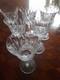 Cristal St Louis 6 Verres &agrave; Vin Blanc