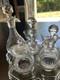 Cristal St Louis Avant 1930 Huile Vinaigre Moutarde Sel Poivre Cristal Ancien