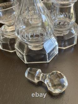 Cristal St Louis Avant 1930 Huile Vinaigre Moutarde Sel Poivre Cristal Ancien