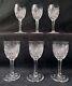 Cristal St Louis Florence 6 Verres A Vin Porto Signé 13cm (a8)