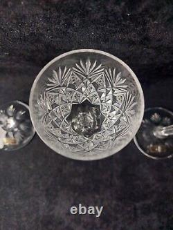 Cristal St Louis Florence 6 Verres A Vin Porto Signé 13cm (A8)
