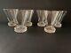 Cristal De Saint-louis 6 Verres à Vin Blanc Modèle Diamants H 8,2 Cm