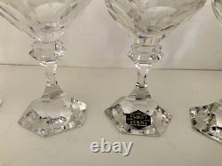 Cristal de SAINT-LOUIS Modèle Chambord 6 petite coupes (11cm) état neuf