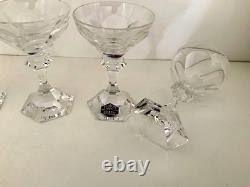 Cristal de SAINT-LOUIS Modèle Chambord 6 petite coupes (11cm) état neuf