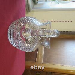 Cruche broc a eau en cristal de saint louis modèle trianon signé