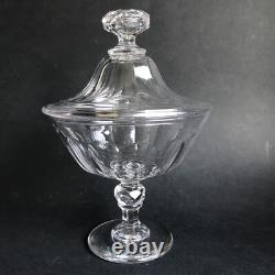 DRAGEOIR cotes plates cristal Baccarat ou saint Louis design moderne vintage