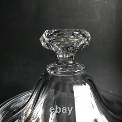 DRAGEOIR cotes plates cristal Baccarat ou saint Louis design moderne vintage