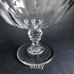 DRAGEOIR cotes plates cristal Baccarat ou saint Louis design moderne vintage