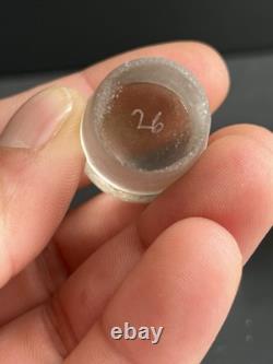 Deux Carafes à Liqueur En Cristal Gravé Saint Louis Baccarat