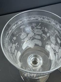 Deux Verres En Cristal Gravé Monogramme L A Baccarat St Louis