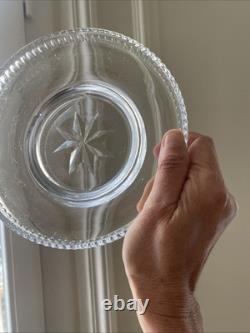 Drageoir Cristal Taillé XIX / Crystal Cup / Saint Louis