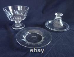 Drageoir / compotier cristal de St Louis modèle Caton XIXe siècle