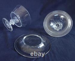 Drageoir / compotier cristal de St Louis modèle Caton XIXe siècle