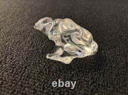 Ecureuil clair en cristal de Saint Louis