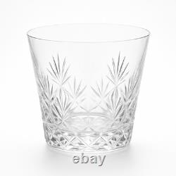 Ensemble de 4 verres à whisky en cristal Saint-Louis Modèle Florence Signés