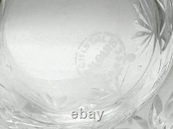 Ensemble de 4 verres à whisky en cristal Saint-Louis Modèle Florence Signés