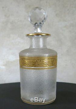 FLACON BACCARAT SAINT LOUIS, 2 très beaux flacons anciens, cristal, ART DÉCO