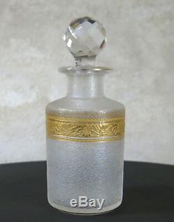 FLACON BACCARAT SAINT LOUIS, 2 très beaux flacons anciens, cristal, ART DÉCO