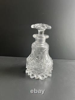 Flacon En Cristal Époque Charles X Baccarat Ou St Louis