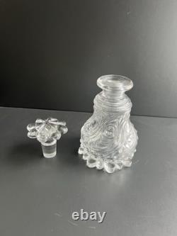 Flacon En Cristal Époque Charles X Baccarat Ou St Louis