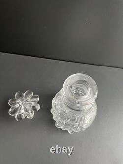 Flacon En Cristal Époque Charles X Baccarat Ou St Louis