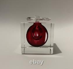 Flacon à Parfum en Cristal de Saint-Louis Années 1990