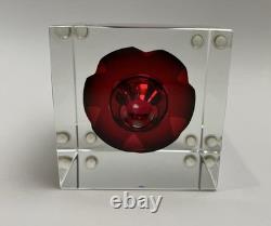 Flacon à Parfum en Cristal de Saint-Louis Années 1990