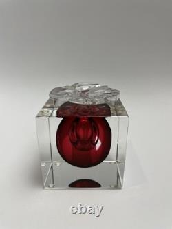 Flacon à Parfum en Cristal de Saint-Louis Années 1990