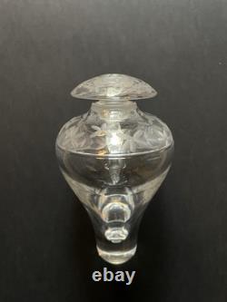 Flacon à Parfum en Cristal de Saint-Louis Années 1990