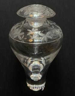 Flacon à Parfum en Cristal de Saint-Louis Années 1990