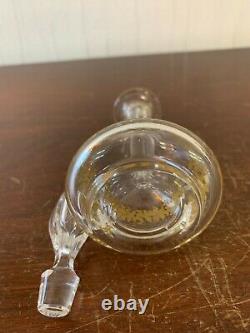 Flacon forme'poire' en cristal de Saint Louis