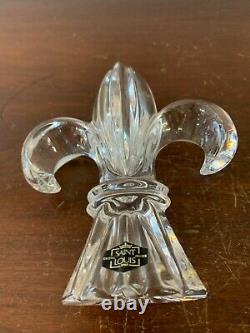 Fleur de Lys en cristal de Saint Louis