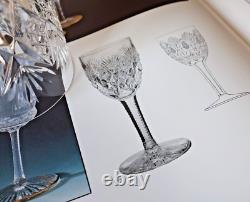 Florence, cristal Saint Louis. 6 verres à eau N°2. H18,1cm. Estampillé