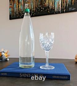 Florence, cristal Saint Louis. 6 verres à eau N°2. H18,1cm. Estampillé