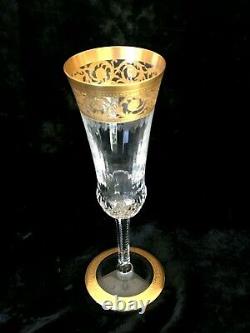 Flute a champagne en cristal Saint Louis modèle Thistle