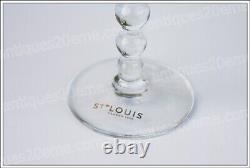 Flûte en cristal de St Louis modèle Bubbles bleu NEUVE Champagne fute NEW