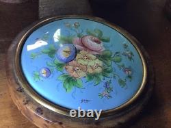 Garniture Toilettes Cristal Ronce Noyer Émaux Bressans Baccarat St Louis
