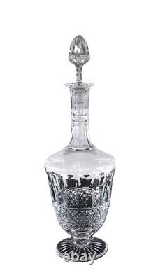 Grand Carafe A Vin Ou Whisky En Cristal Taille Modele Tommy St Louis Signe