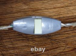 Grand Pied de Lampe vague Cristal Saint Louis Estampillé France 25 cm ht douille