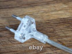 Grand Pied de Lampe vague Cristal Saint Louis Estampillé France 25 cm ht douille