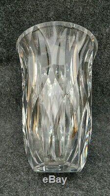 Grand vase taillé en cristal de saint Louis années 50-60