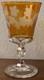 Grand Verre D'apparat En Cristal Jaune D'argent Baccarat St Louis Boh&ecirc;me