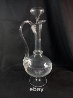 Grande Aiguière Carafe Décanter Cristal Baccarat St Louis XIXe Service Verre