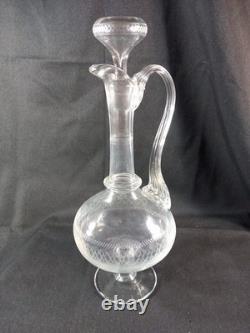 Grande Aiguière Carafe Décanter Cristal Baccarat St Louis XIXe Service Verre