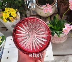 Grande Carafe Cristal Saint Louis Massenet roemeur rouge