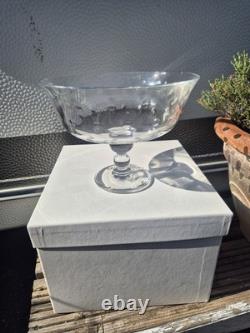Grande coupe a fruit sur pied Cristal De St Louis Bubble