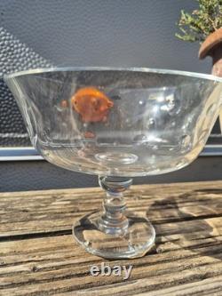 Grande coupe a fruit sur pied Cristal De St Louis Bubble