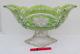 Grande Coupe Forme Navette 2 Tons Cristal Taillé Val Saint Lambert Saint Louis
