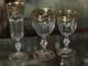 # Harcourt Baccarat # Saint Louis 18 Verres Cristal Venise 1970 Grav&eacute;s Or