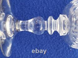 Hauteur 15,6 cm lot 5 verres a eau vin cristal saint louis modèle Sisley